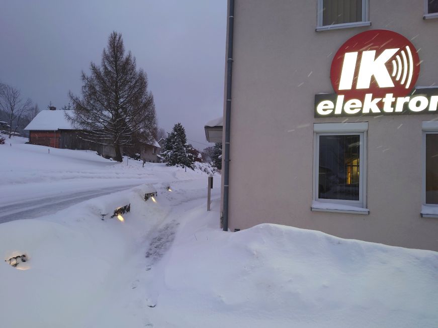 Winter bei IK Elektronik